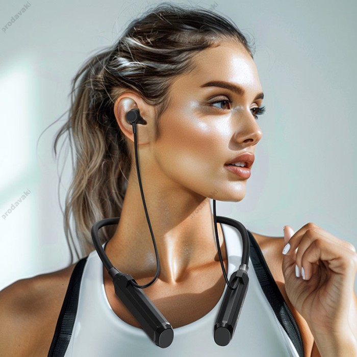 Бездротові Bluetooth навушники ACEFAST N6 neck hanging wireless earphones BT 5.4 Black